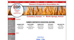 Desktop Screenshot of farmersco-op.coop